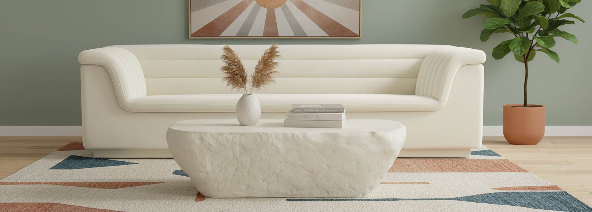 Meridian Furniture - Cascade 94" Cream Velvet Upholstered Sofa - 192Cream-S - GreatFurnitureDeal