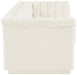 Meridian Furniture - Cascade 94" Cream Velvet Upholstered Sofa - 192Cream-S - GreatFurnitureDeal