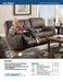 Catnapper - Trent Power Reclining Console Loveseat w-Storage & Cupholders in Charcoal - 61929-CHARCOAL - GreatFurnitureDeal