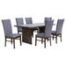 Coaster Furniture - Sherwood 7-Piece Rectangular Dining Set Brown - 193591-S7 - GreatFurnitureDeal