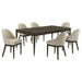 Coaster Furniture - Reseda 7-Piece Rectangular Dining Set in Ash Brown- 193671-S7 - GreatFurnitureDeal