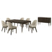 Coaster Furniture - Reseda 8-Piece Rectangular Dining Set in Ash Brown- 193671-S8 - GreatFurnitureDeal