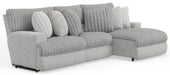 Catnapper - Abraxas 3 Piece Power Sectional Sofa in Moonstruck - 1937-1934-61933-MOON - GreatFurnitureDeal