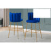 Mariano Furniture - 1937 Bar Chair in Navy Blue - BM-1937-BLUE - GreatFurnitureDeal