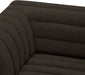 Meridian Furniture - Cascade 148" Brown Boucle Fabric Upholstered 3pc. Sectional - 193Brown-Sectional - GreatFurnitureDeal