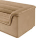 Meridian Furniture - Cascade 118" Camel Velvet Upholstered Sofa - 194Camel-S119 - GreatFurnitureDeal