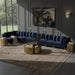 Meridian Furniture - Tremblay 228" Velvet Upholstered 8 Piece Modular Sectional - 686Navy-Sec8B - GreatFurnitureDeal