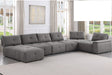 Mariano Furniture - 1966 - 7 Piece Sectional Sofa Set in Grey - BM-1966G7 - GreatFurnitureDeal