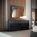 ESF Furniture - Onyx 7 Piece King Size Bedroom Set in Metallic Matte - ONYXKS-7SET - GreatFurnitureDeal