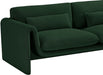 Meridian Furniture - Stylus 64" Green Boucle Fabric Upholstered Loveseat - 198Green-L - GreatFurnitureDeal