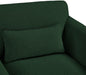 Meridian Furniture - Stylus 64" Green Boucle Fabric Upholstered Loveseat - 198Green-L - GreatFurnitureDeal