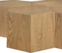 Meridian Furniture - Eternal Oak Wood 7 Piece Modular Coffee Table - 261-CT-7PC - GreatFurnitureDeal
