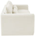 Meridian Furniture - Sloan 86" Cream Velvet Upholstered Sofa - 199Cream-S - GreatFurnitureDeal