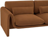Meridian Furniture - Sloan 86" Saddle Velvet Upholstered Sofa - 199Saddle-S - GreatFurnitureDeal