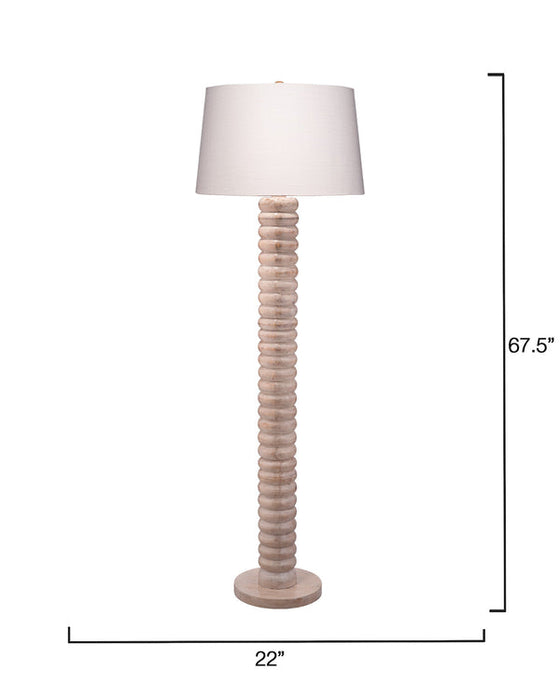 Jamie Young Company - Abacus Floor Lamp in Natural - 1ABAC-FLBW - GreatFurnitureDeal