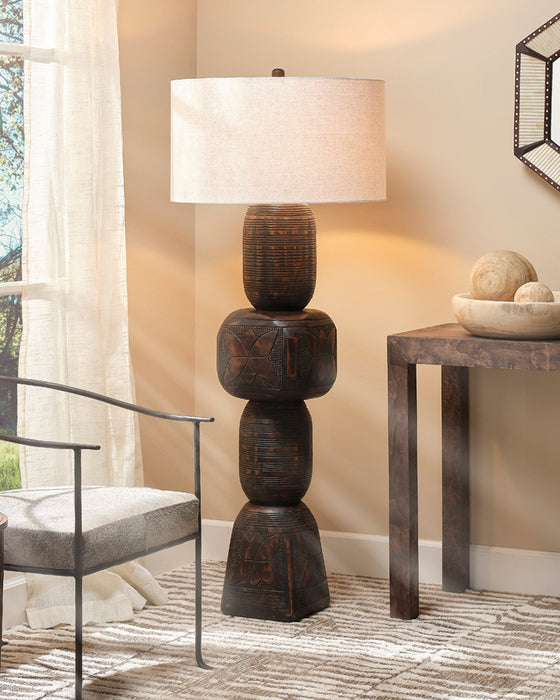 Jamie Young Company - Totem Floor Lamp - 1TOTE-FLDK - GreatFurnitureDeal