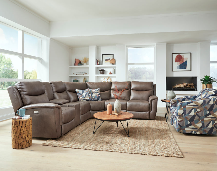 Southern Motion - Ovation 6 Piece Reclining Sectional Sofa - 343-07-92-46-92-08