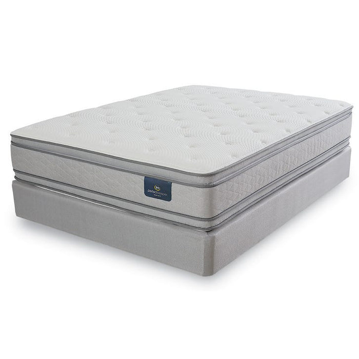 Serta Mattress - Presidential Suite Hotel Double Sided Eurotop Cal King Mattress - GreatFurnitureDeal