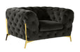 VIG Furniture - Divani Casa Sheila Modern Dark Grey Fabric Sofa Set - VGCA1346-DKGRY-A-SET - GreatFurnitureDeal