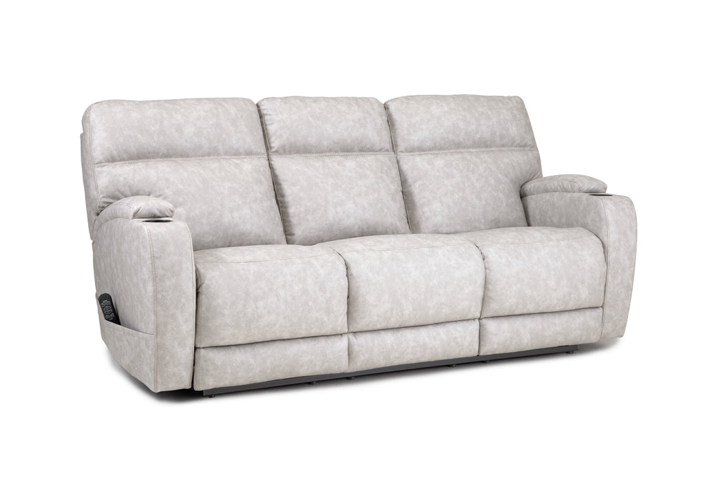 Motion Ease - Jett Double Reclining Power Sofa in Pebble - 200-37-15 - GreatFurnitureDeal