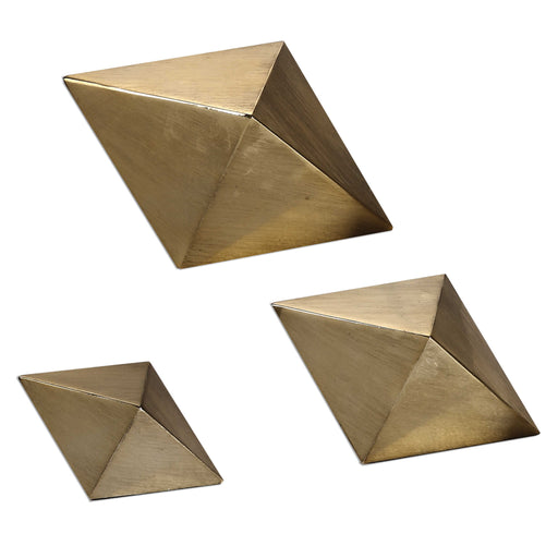 Uttermost - Rhombus Champagne Accents, S/3 - 20007 - GreatFurnitureDeal