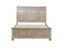 Homelegance - Bethel 5 Piece King Bedroom Set in Wire Brushed Gray - 2259KGY-1EK*9 - GreatFurnitureDeal