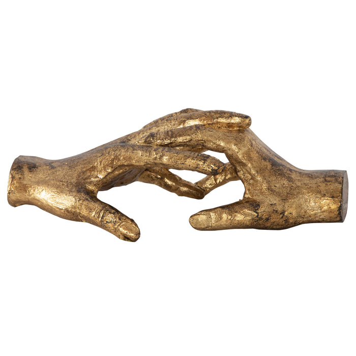 Uttermost - Hold My Hand Gold Sculpture - 20121