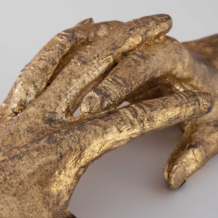 Uttermost - Hold My Hand Gold Sculpture - 20121