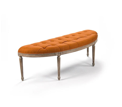 Zentique - Louis Curve Bench - W3 CFH208 E272 S - GreatFurnitureDeal