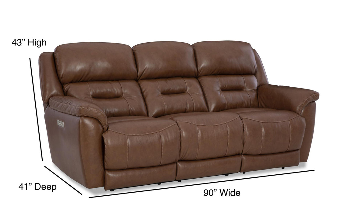 Motion Ease - Harrison Triple Power, Zero Gravity Sofa in Medium Brown - 203-36-21 - GreatFurnitureDeal