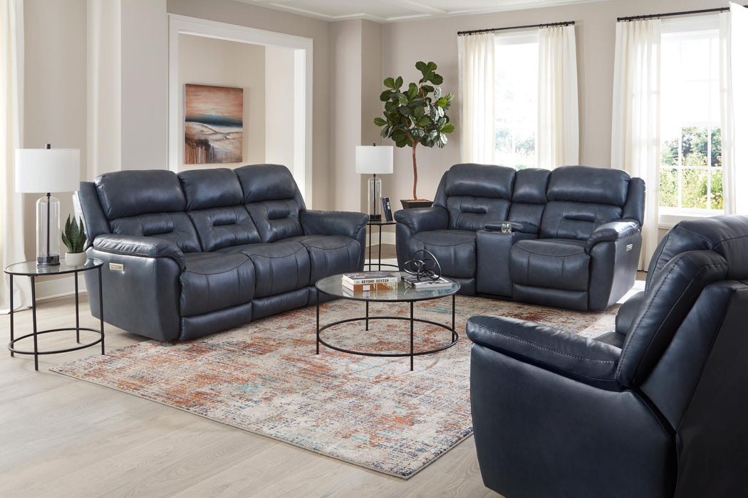 Motion Ease - Harrison Triple Power, Zero Gravity Sofa in Medium Blue - 203-36-62 - GreatFurnitureDeal