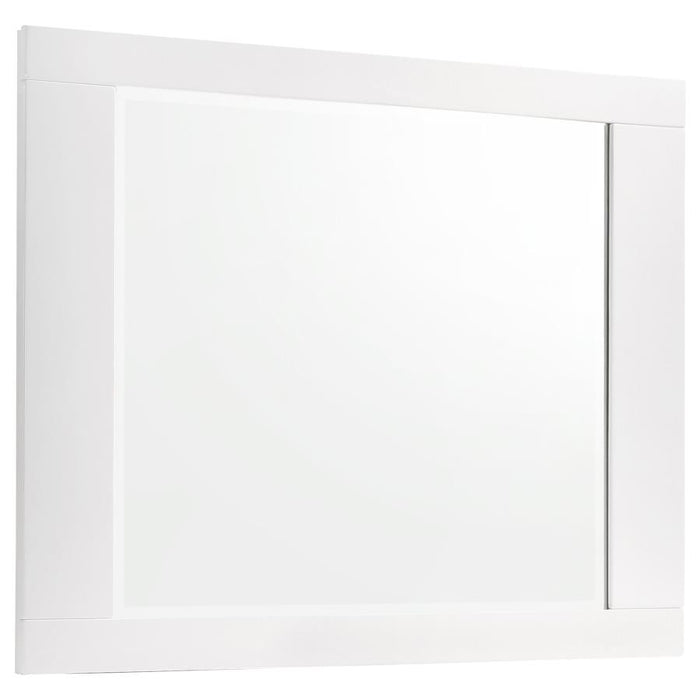 Coaster Furniture - Felicity 4-piece Queen Platform Bedroom Set in White - 203510Q-S4 - GreatFurnitureDeal