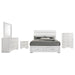 Coaster Furniture - Felicity 5-Piece King Platform Bedroom Set in White - 203510KE-S5 - GreatFurnitureDeal
