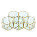 Meridian Furniture - Sei Gold Glass And Steel 5pc. Coffee Table - 205-CT-5PC - GreatFurnitureDeal