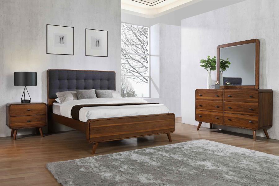 Coaster Furniture - Robyn 4-Piece King Bedroom Set Dark Walnut - 205131KE-S4 - GreatFurnitureDeal