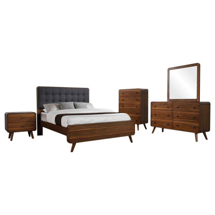 Coaster Furniture - Robyn 5-Piece Queen Bedroom Set Dark Walnut - 205131Q-S5 - GreatFurnitureDeal