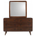 Coaster Furniture - Robyn Dresser and Mirror Dark Walnut - 205133M - GreatFurnitureDeal