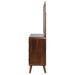 Coaster Furniture - Robyn Dresser and Mirror Dark Walnut - 205133M - GreatFurnitureDeal
