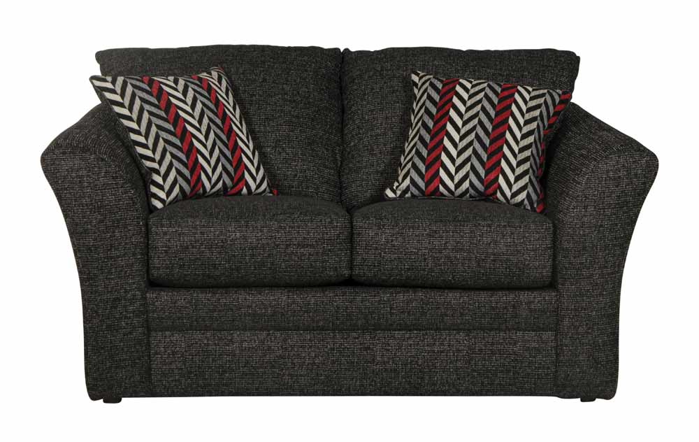 Jackson Furniture - Varner 2 Piece Sofa Set in Ebony/Red - 2052-03-02-EBONY - GreatFurnitureDeal