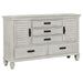 Coaster Furniture - Franco 5-Piece Queen Bedroom Set Distressed White - 205330Q-S5 - GreatFurnitureDeal