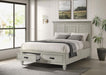 Coaster Furniture - Franco 5-Piece Queen Bedroom Set Distressed White - 205330Q-S5 - GreatFurnitureDeal