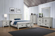 Coaster Furniture - Franco 4-Piece King Bedroom Set Distressed White - 205330KE-S4 - GreatFurnitureDeal