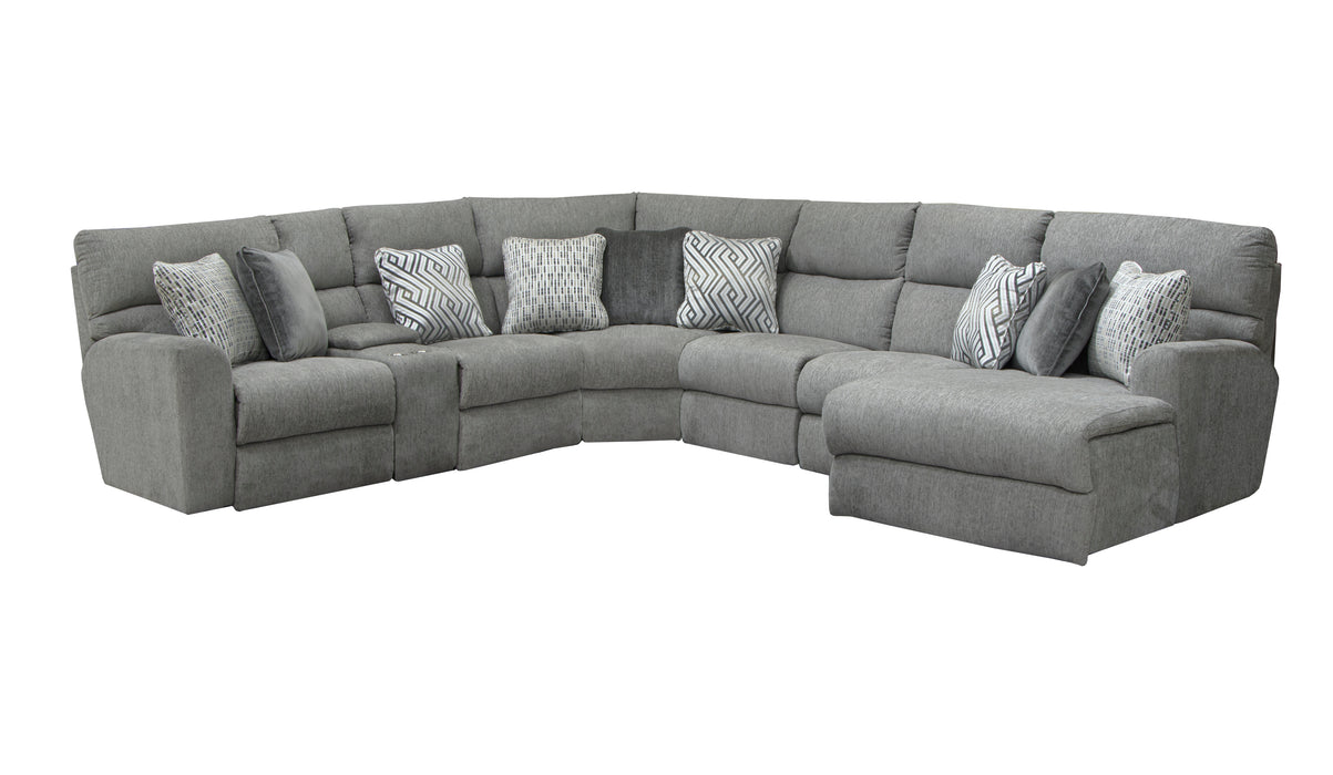 Catnapper - Sydney 7 Piece Power Modular Sectional in Nature - 2066-2069-2065-2068-2064-2065-62063-NATURE