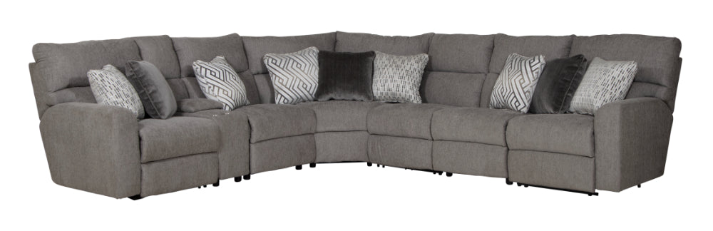 Catnapper - Sydney 7 Piece Power Modular Sectional in Nature - 62066-2069-62065-2068-62065-2064-62067-NATURE - GreatFurnitureDeal