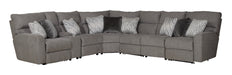 Catnapper - Sydney 7 Piece Power Modular Sectional in Nature - 62066-2069-62065-2068-62065-2064-62067-NATURE - GreatFurnitureDeal