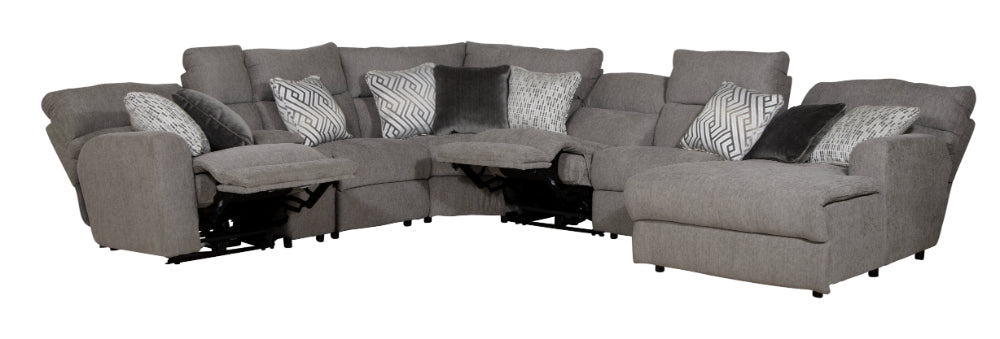 Catnapper - Sydney 7 Piece Power Modular Sectional in Nature - 62066-2069-2065-2068-2064-2065-62063-NATURE - GreatFurnitureDeal