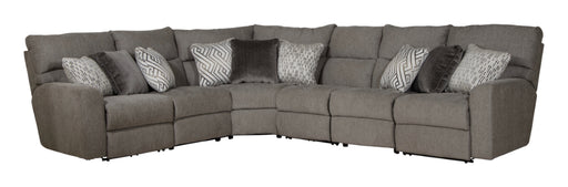 Catnapper - Sydney 5 Piece Power Modular Sectional in Nature - 62066-62065-2068-62065-62067-NATURE - GreatFurnitureDeal