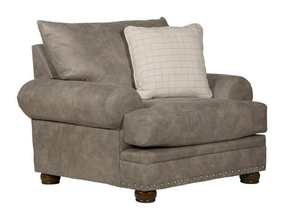 Jackson Furniture - Briarcliff Chair with Ottoman in Pebble/Sandstone - 2083-01-10-SAND - GreatFurnitureDeal