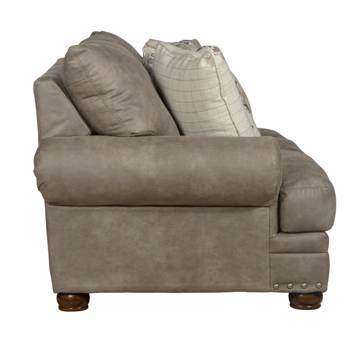 Jackson Furniture - Briarcliff Chair with Ottoman in Pebble/Sandstone - 2083-01-10-SAND - GreatFurnitureDeal