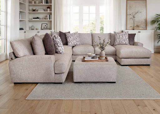 Franklin Furniture - 810 Sullivan 4 Piece Sectional Sofa in Mandy Otter - 81059-81004-81069-81086 - GreatFurnitureDeal